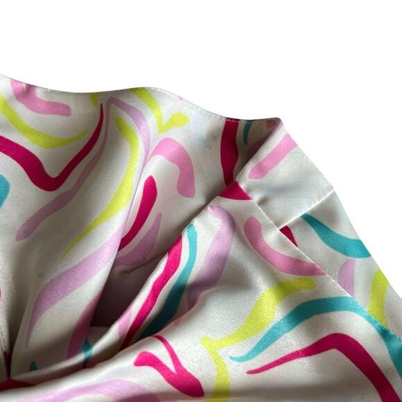 For Love & Lemons FL&L Women’s Palmer Retro Halter Cutout White Mini Dress Small - Picture 9 of 13